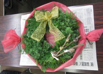 ★クリスマスリースを作ろう