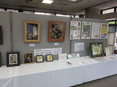 新緑の竹はり画展